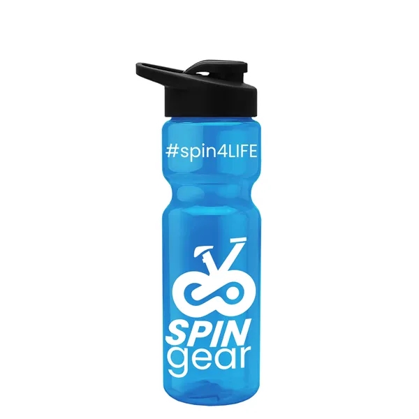 Champion 28 Oz. Transparent Bottle - Drink Thru Lid (Colors)... from ASI 40480 Koozie Group