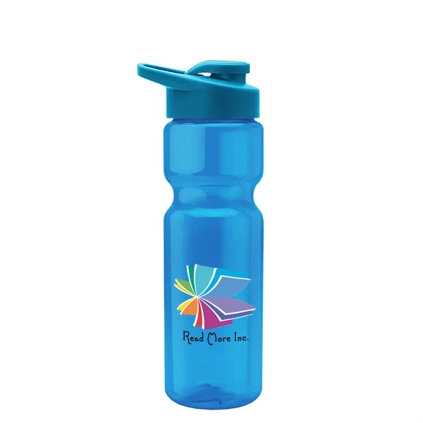 Champion 28 Oz. Transparent Bottle - Drink Thru Lid (Colors)... from ASI 40480 Koozie Group