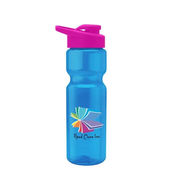 Champion 28 Oz. Transparent Bottle - Drink Thru Lid (Colors)... from ASI 40480 Koozie Group