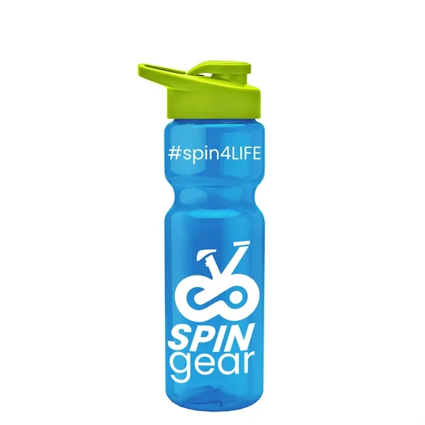 Champion 28 Oz. Transparent Bottle - Drink Thru Lid (Colors)... from ASI 40480 Koozie Group