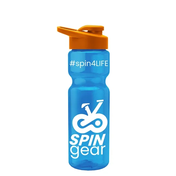 Champion 28 Oz. Transparent Bottle - Drink Thru Lid (Colors)... from ASI 40480 Koozie Group