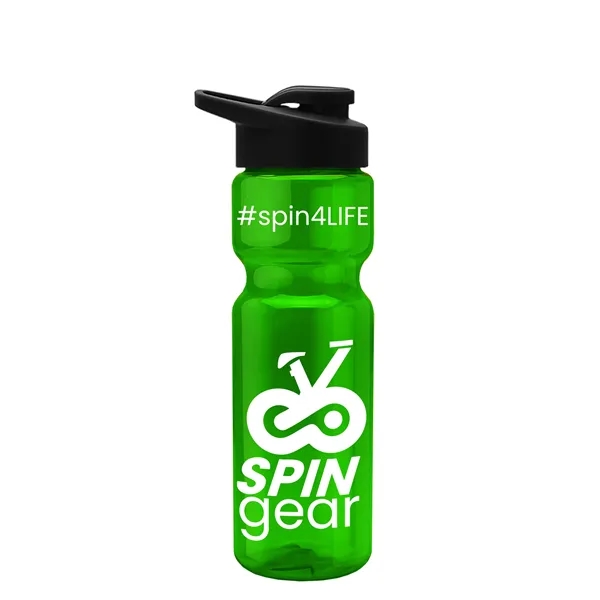 Champion 28 Oz. Transparent Bottle - Drink Thru Lid (Colors)... from ASI 40480 Koozie Group