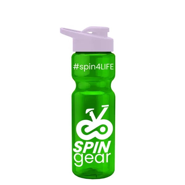 Champion 28 Oz. Transparent Bottle - Drink Thru Lid (Colors)... from ASI 40480 Koozie Group