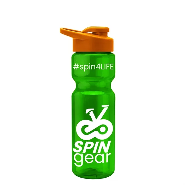 Champion 28 Oz. Transparent Bottle - Drink Thru Lid (Colors)... from ASI 40480 Koozie Group