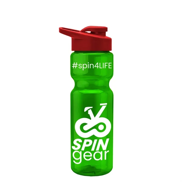 Champion 28 Oz. Transparent Bottle - Drink Thru Lid (Colors)... from ASI 40480 Koozie Group