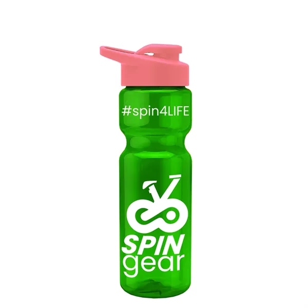 Champion 28 Oz. Transparent Bottle - Drink Thru Lid (Colors)... from ASI 40480 Koozie Group