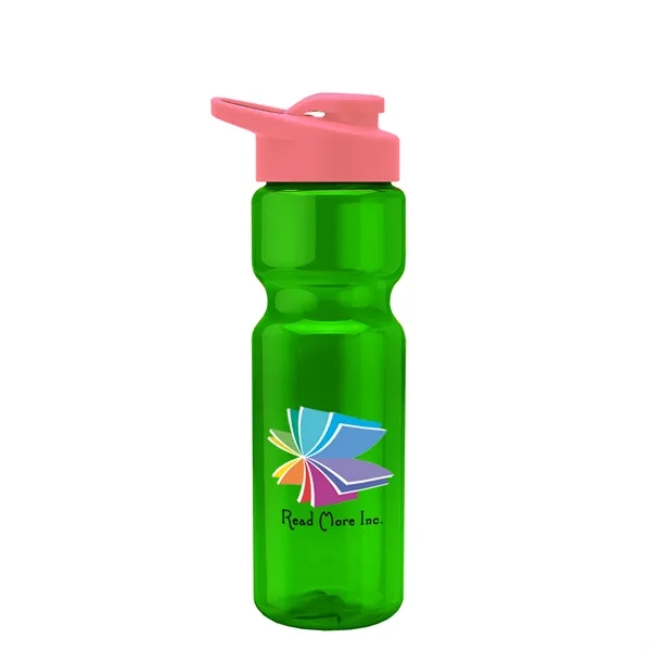 Champion 28 Oz. Transparent Bottle - Drink Thru Lid (Colors)... from ASI 40480 Koozie Group