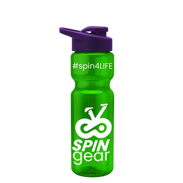 Champion 28 Oz. Transparent Bottle - Drink Thru Lid (Colors)... from ASI 40480 Koozie Group