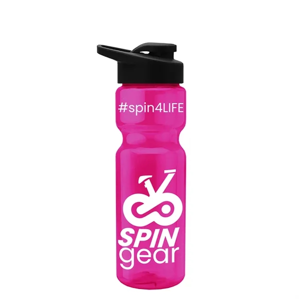 Champion 28 Oz. Transparent Bottle - Drink Thru Lid (Colors)... from ASI 40480 Koozie Group