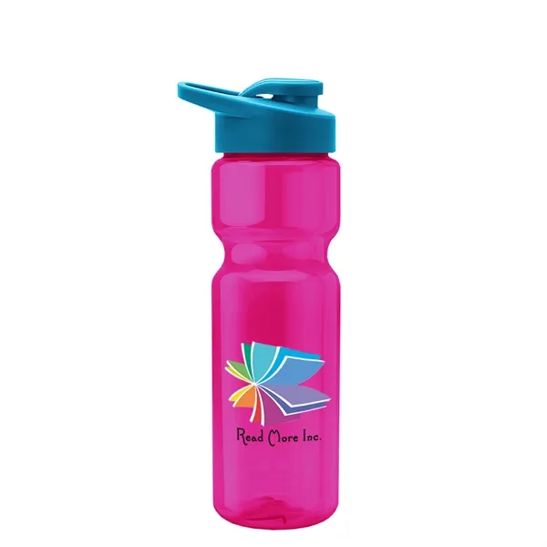 Champion 28 Oz. Transparent Bottle - Drink Thru Lid (Colors)... from ASI 40480 Koozie Group