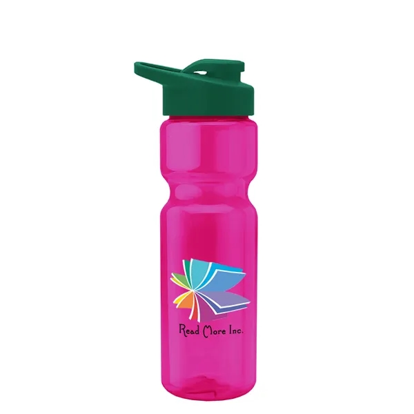 Champion 28 Oz. Transparent Bottle - Drink Thru Lid (Colors)... from ASI 40480 Koozie Group