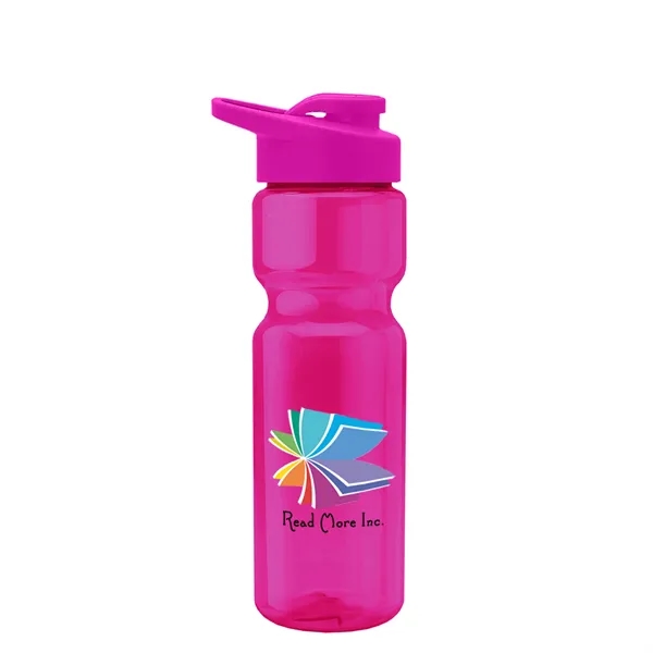 Champion 28 Oz. Transparent Bottle - Drink Thru Lid (Colors)... from ASI 40480 Koozie Group
