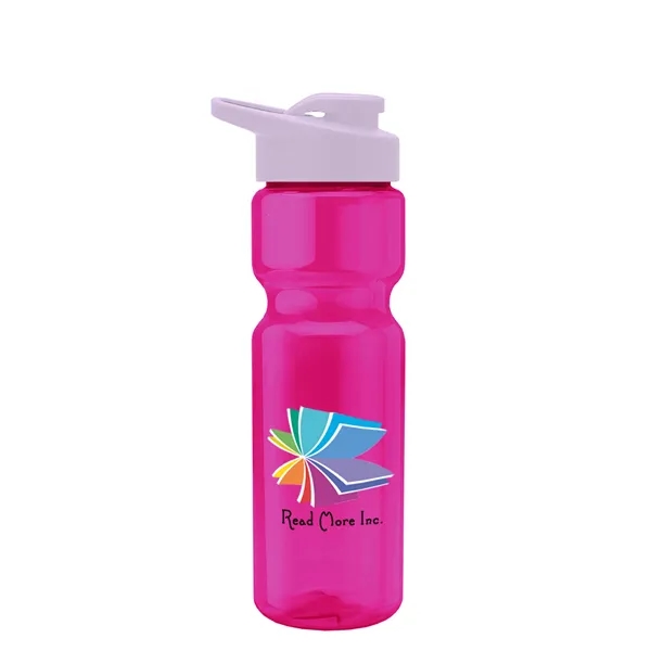 Champion 28 Oz. Transparent Bottle - Drink Thru Lid (Colors)... from ASI 40480 Koozie Group