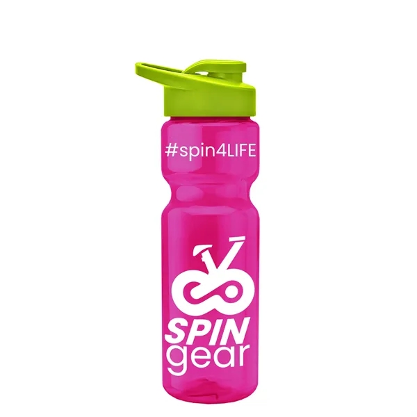 Champion 28 Oz. Transparent Bottle - Drink Thru Lid (Colors)... from ASI 40480 Koozie Group