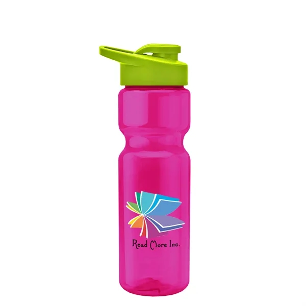 Champion 28 Oz. Transparent Bottle - Drink Thru Lid (Colors)... from ASI 40480 Koozie Group