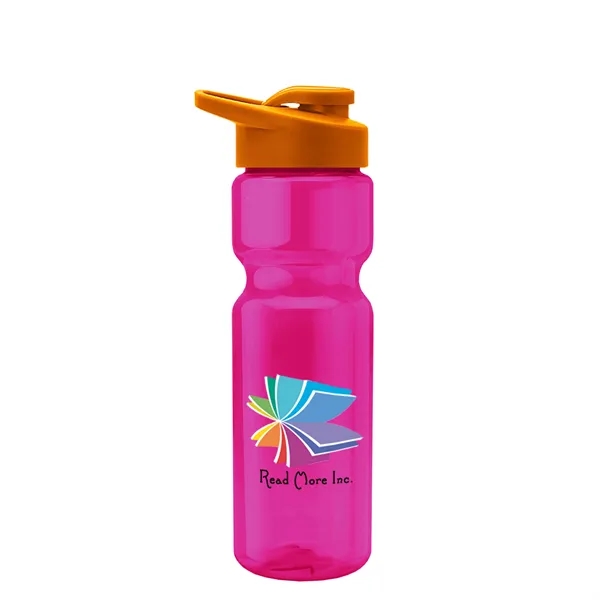 Champion 28 Oz. Transparent Bottle - Drink Thru Lid (Colors)... from ASI 40480 Koozie Group
