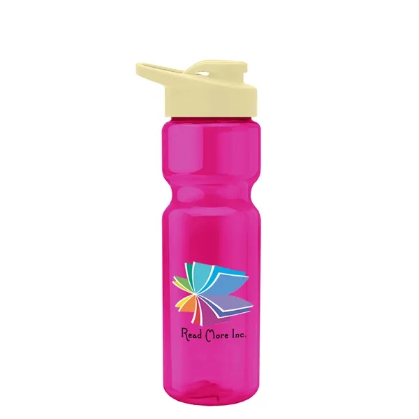 Champion 28 Oz. Transparent Bottle - Drink Thru Lid (Colors)... from ASI 40480 Koozie Group