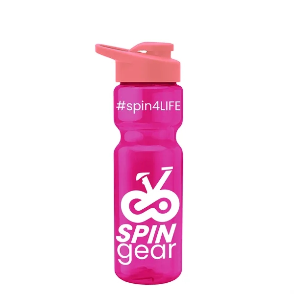 Champion 28 Oz. Transparent Bottle - Drink Thru Lid (Colors)... from ASI 40480 Koozie Group