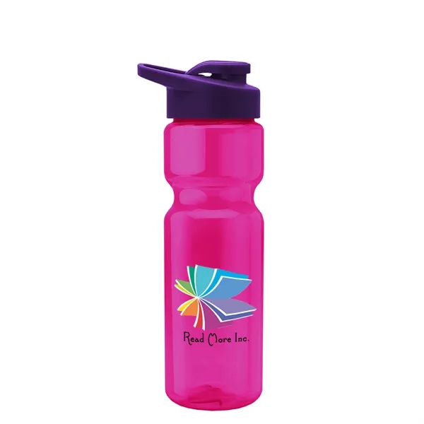 Champion 28 Oz. Transparent Bottle - Drink Thru Lid (Colors)... from ASI 40480 Koozie Group