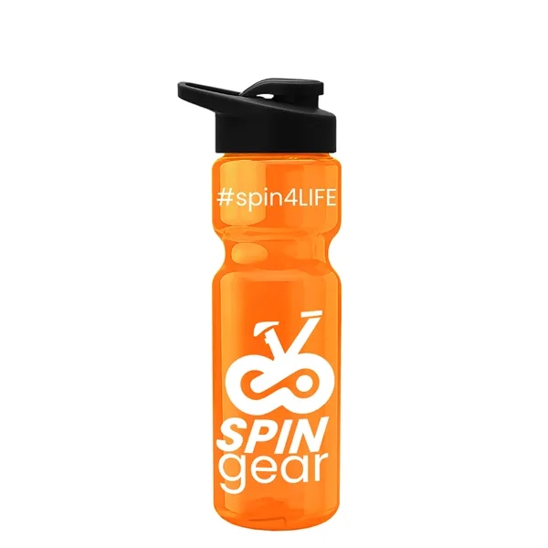 Champion 28 Oz. Transparent Bottle - Drink Thru Lid (Colors)... from ASI 40480 Koozie Group