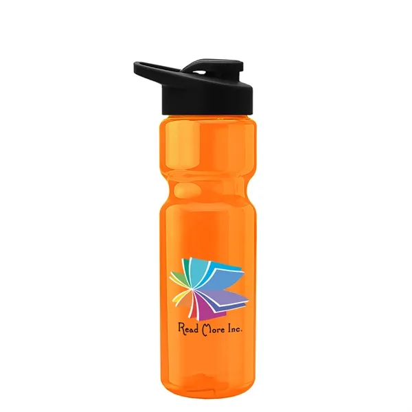 Champion 28 Oz. Transparent Bottle - Drink Thru Lid (Colors)... from ASI 40480 Koozie Group