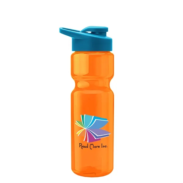 Champion 28 Oz. Transparent Bottle - Drink Thru Lid (Colors)... from ASI 40480 Koozie Group