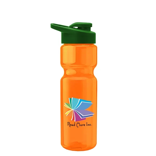 Champion 28 Oz. Transparent Bottle - Drink Thru Lid (Colors)... from ASI 40480 Koozie Group