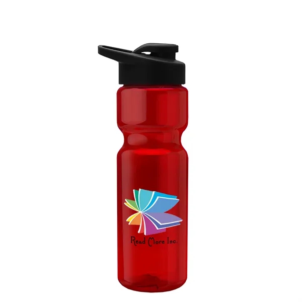 Champion 28 Oz. Transparent Bottle - Drink Thru Lid (Colors)... from ASI 40480 Koozie Group