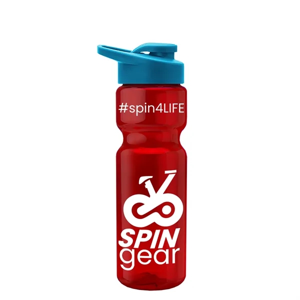 Champion 28 Oz. Transparent Bottle - Drink Thru Lid (Colors)... from ASI 40480 Koozie Group