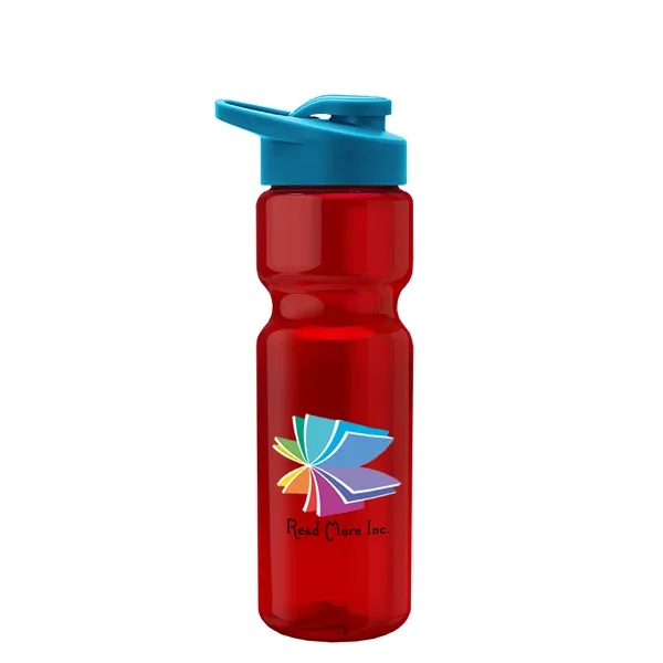 Champion 28 Oz. Transparent Bottle - Drink Thru Lid (Colors)... from ASI 40480 Koozie Group