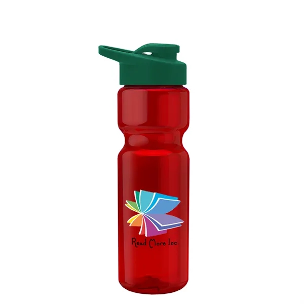 Champion 28 Oz. Transparent Bottle - Drink Thru Lid (Colors)... from ASI 40480 Koozie Group