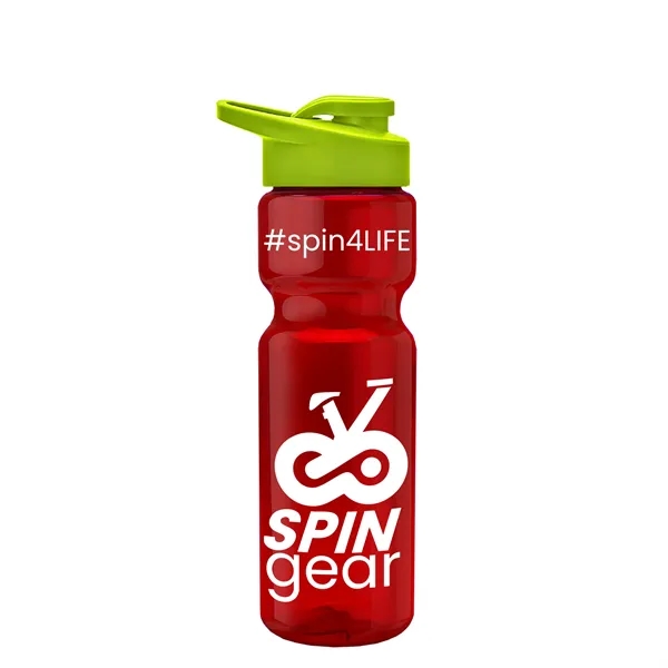 Champion 28 Oz. Transparent Bottle - Drink Thru Lid (Colors)... from ASI 40480 Koozie Group