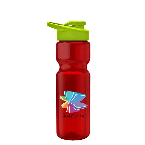 Champion 28 Oz. Transparent Bottle - Drink Thru Lid (Colors)... from ASI 40480 Koozie Group