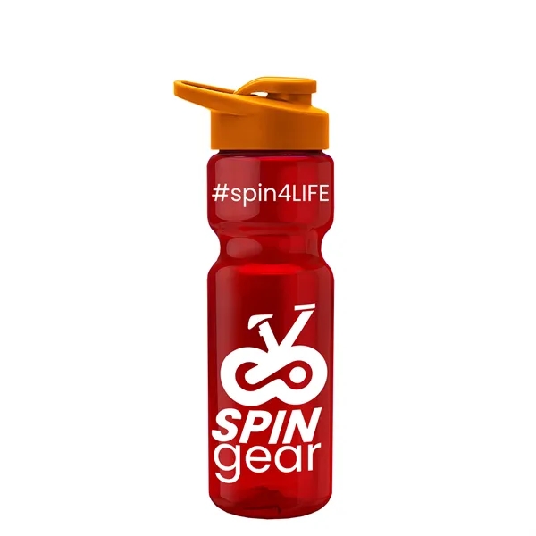 Champion 28 Oz. Transparent Bottle - Drink Thru Lid (Colors)... from ASI 40480 Koozie Group