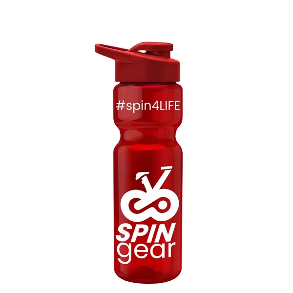 Champion 28 Oz. Transparent Bottle - Drink Thru Lid (Colors)... from ASI 40480 Koozie Group