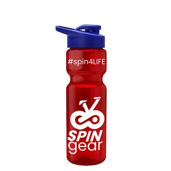 Champion 28 Oz. Transparent Bottle - Drink Thru Lid (Colors)... from ASI 40480 Koozie Group