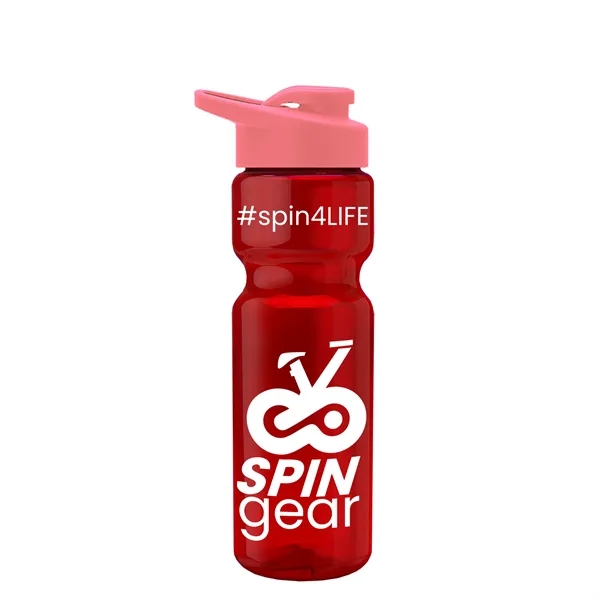 Champion 28 Oz. Transparent Bottle - Drink Thru Lid (Colors)... from ASI 40480 Koozie Group