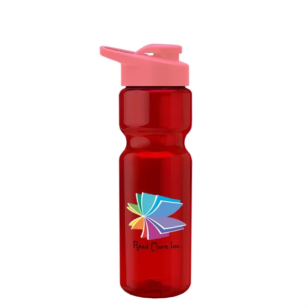 Champion 28 Oz. Transparent Bottle - Drink Thru Lid (Colors)... from ASI 40480 Koozie Group