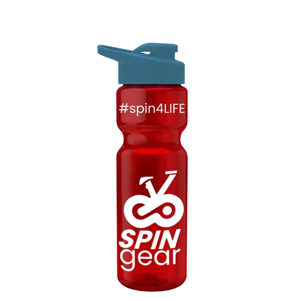 Champion 28 Oz. Transparent Bottle - Drink Thru Lid (Colors)... from ASI 40480 Koozie Group