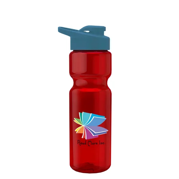 Champion 28 Oz. Transparent Bottle - Drink Thru Lid (Colors)... from ASI 40480 Koozie Group