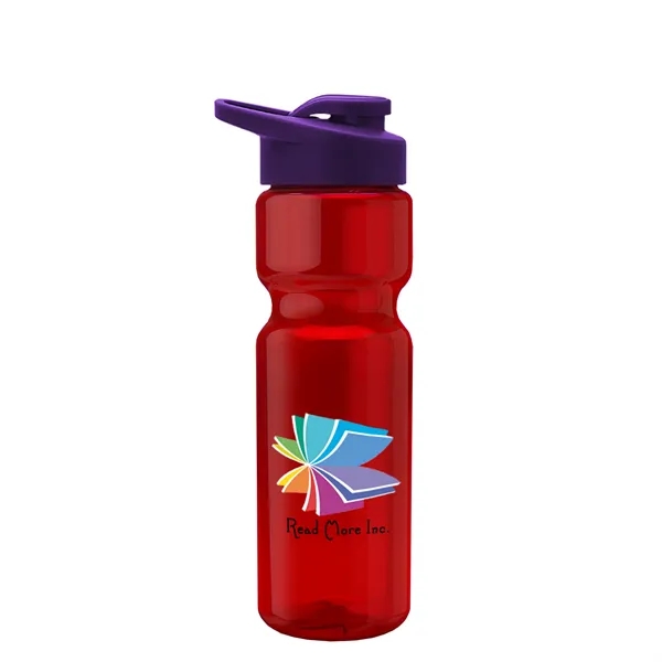 Champion 28 Oz. Transparent Bottle - Drink Thru Lid (Colors)... from ASI 40480 Koozie Group
