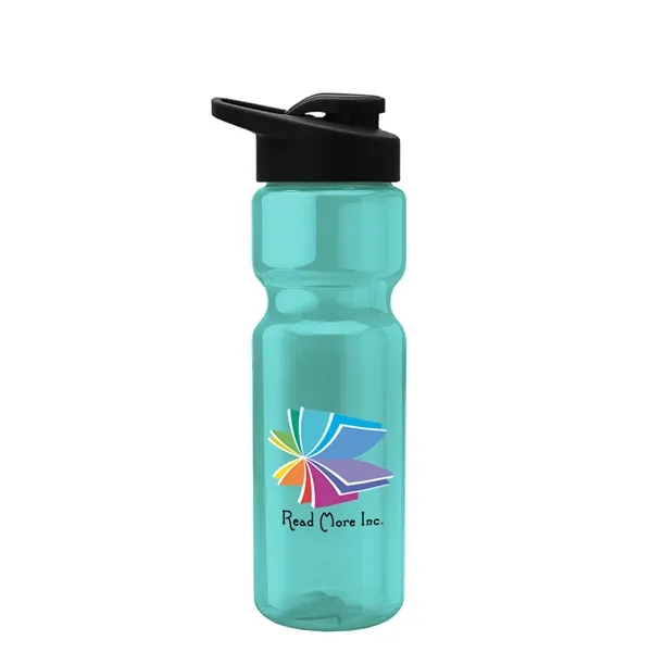 Champion 28 Oz. Transparent Bottle - Drink Thru Lid (Colors)... from ASI 40480 Koozie Group