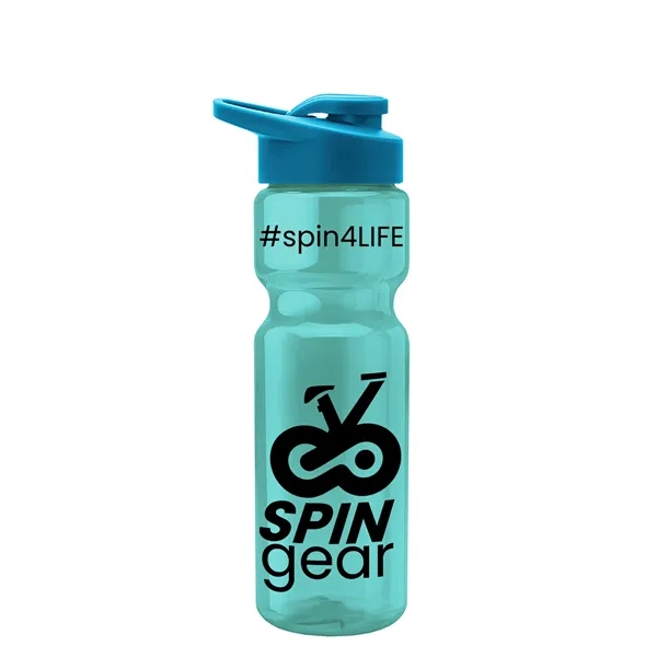 Champion 28 Oz. Transparent Bottle - Drink Thru Lid (Colors)... from ASI 40480 Koozie Group