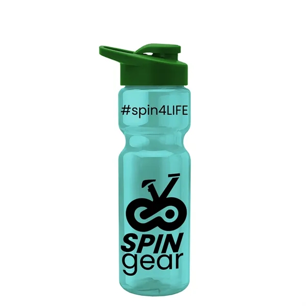 Champion 28 Oz. Transparent Bottle - Drink Thru Lid (Colors)... from ASI 40480 Koozie Group