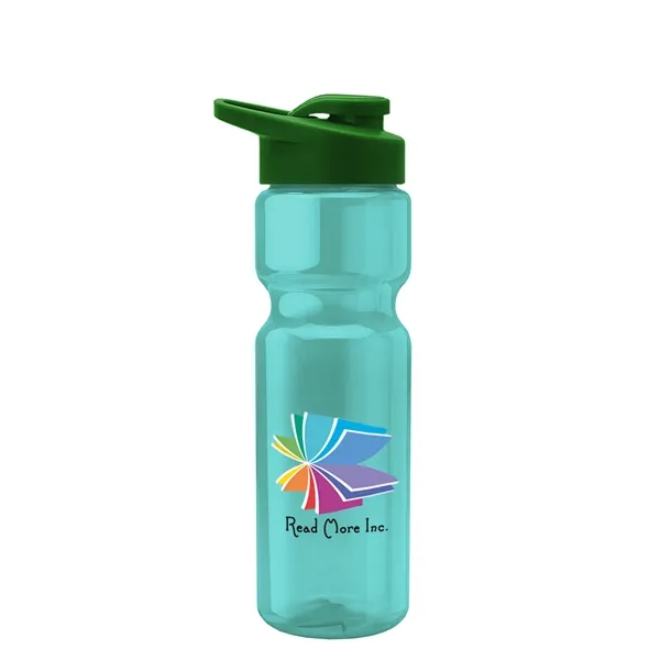 Champion 28 Oz. Transparent Bottle - Drink Thru Lid (Colors)... from ASI 40480 Koozie Group