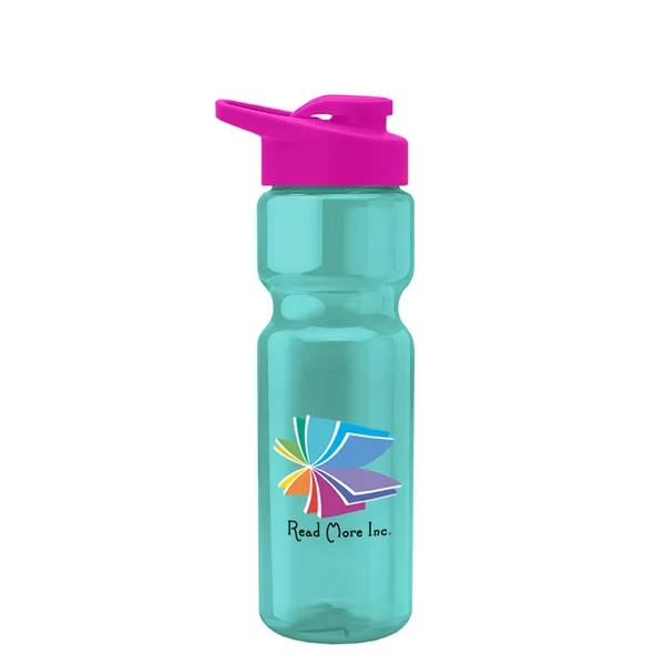 Champion 28 Oz. Transparent Bottle - Drink Thru Lid (Colors)... from ASI 40480 Koozie Group