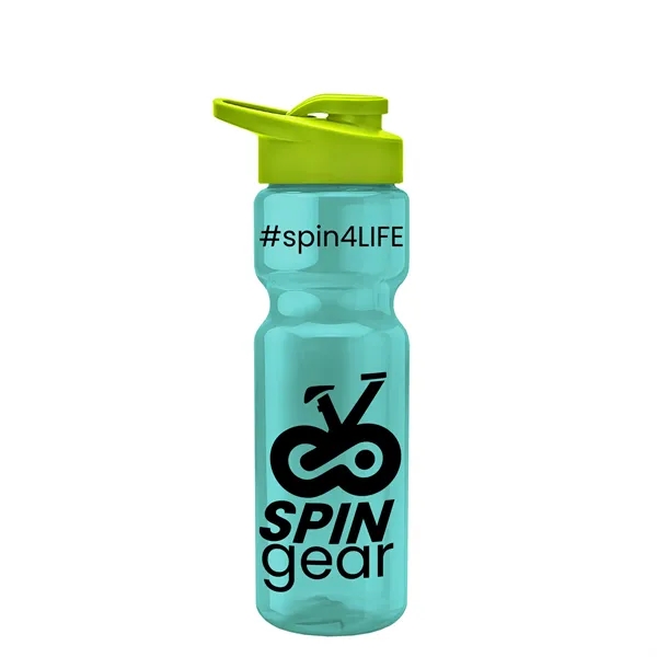 Champion 28 Oz. Transparent Bottle - Drink Thru Lid (Colors)... from ASI 40480 Koozie Group