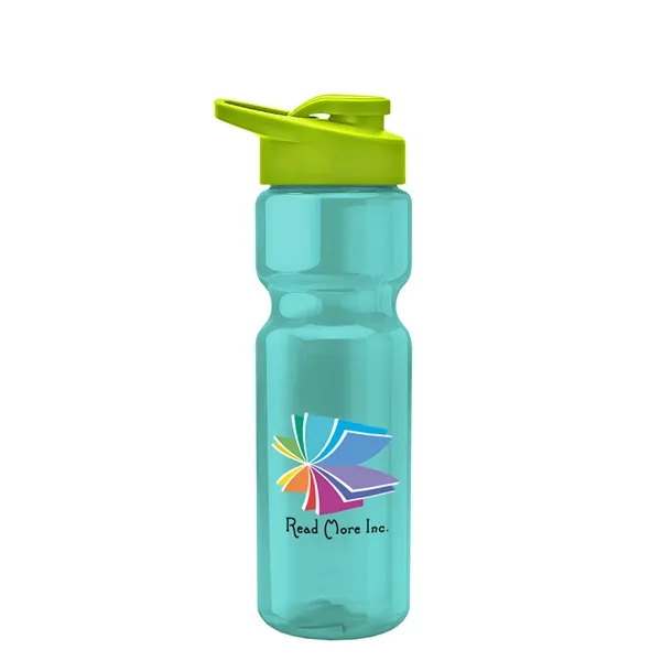 Champion 28 Oz. Transparent Bottle - Drink Thru Lid (Colors)... from ASI 40480 Koozie Group