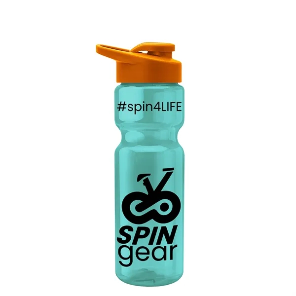 Champion 28 Oz. Transparent Bottle - Drink Thru Lid (Colors)... from ASI 40480 Koozie Group