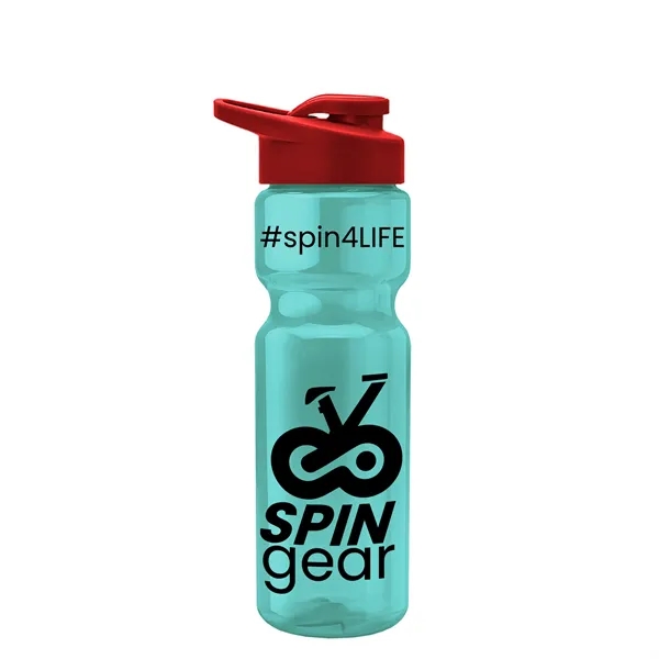 Champion 28 Oz. Transparent Bottle - Drink Thru Lid (Colors)... from ASI 40480 Koozie Group